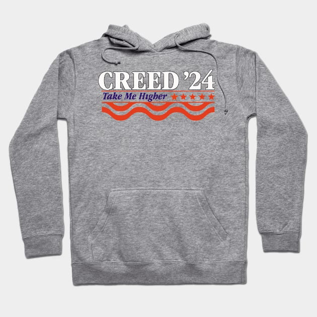 Creed '24 Take Me Higher Funny Creed 2024 Hoodie by MManoban